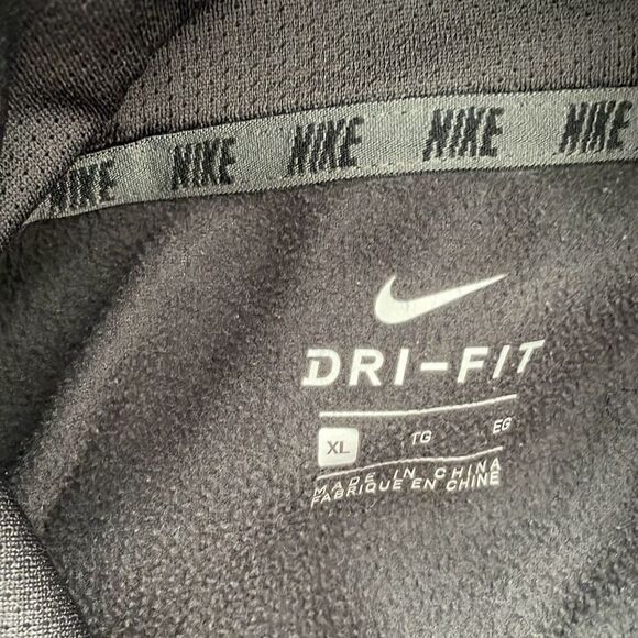 EUC! Nike Boys Gray Hooded Sweatshirt Web Print - Size XL - Picture 8 of 8